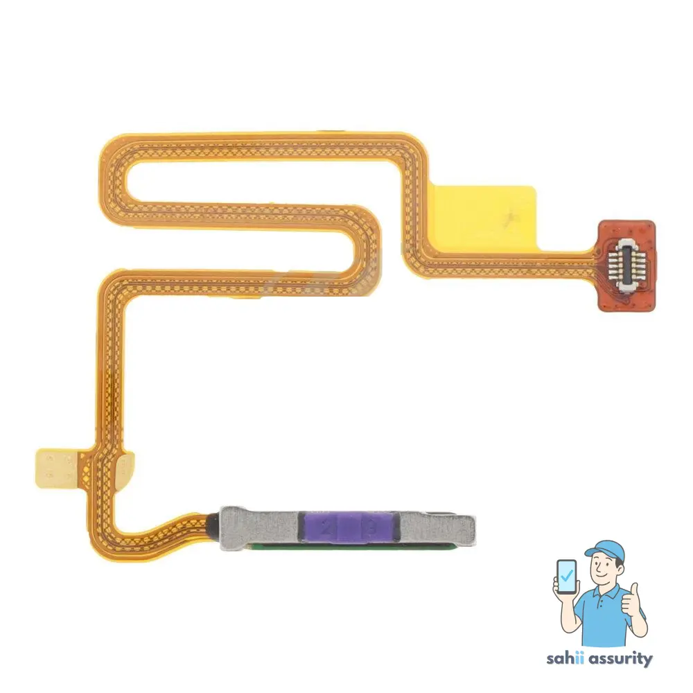 Fingerprint Sensor with Flex Cable for Realme 9 5G SE Black thumbnail